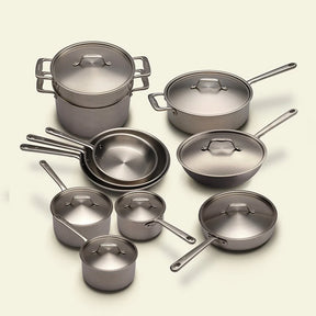 Alma Kitchenware – Kokkärlsset i rostfritt stål, 19 delar